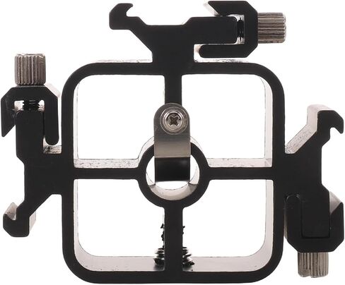 Multi Hot Shoe Mount Adapter with Three Hot Shoe Interfaces, Alloy Flash Holder Adapter for Photography Lamp Bracket and Microphone, Quick Installation and Sturdy Design for Video in Kuwait