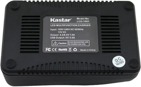 Kastar Fast Charger + Battery 1-Pack for Panasonic CGR-D54S CGA-D54S VSK0581 & AG-HPX255 AG-HVX200 AJ-PCS060G AJ-PX270PJ HDC-Z10000 NV-DS29 NV-DS30 NV-DS50 NV-GX7 NV-MX350 NV-MX500 NV-MX1000 NV-MX2500 in Kuwait