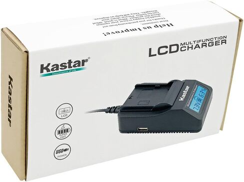 Kastar Fast Charger + Battery 1-Pack for Panasonic CGR-D54S CGA-D54S VSK0581 & AG-HPX255 AG-HVX200 AJ-PCS060G AJ-PX270PJ HDC-Z10000 NV-DS29 NV-DS30 NV-DS50 NV-GX7 NV-MX350 NV-MX500 NV-MX1000 NV-MX2500 in Kuwait