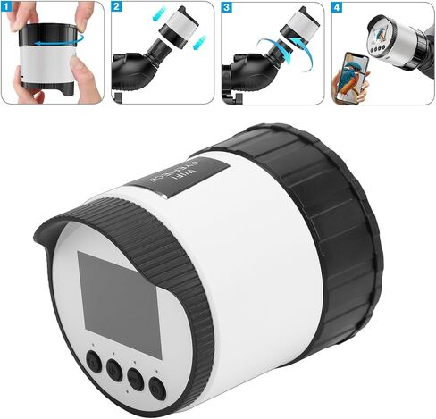 XUMIUZIY WiFi Telescope Camera Eyepiece, 4MP Sensor 2K HD Electronic Eyepiece with 2.0 Inch Screen and APP, for Monocular Binocular Telescope in Kuwait