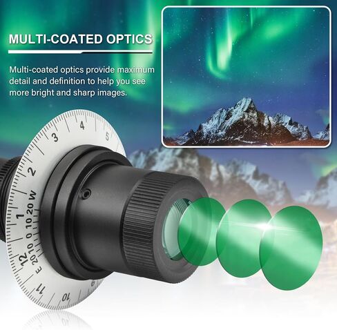 Alstar Bahtinov Mask Focusing Mask FM200mm - Bundle with - Polar Alignment Scope for EQ-5 in Kuwait