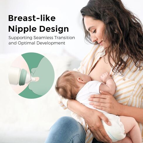 Momcozy Natural Baby Bottle & Momcozy Soft Baby Nipple in Kuwait