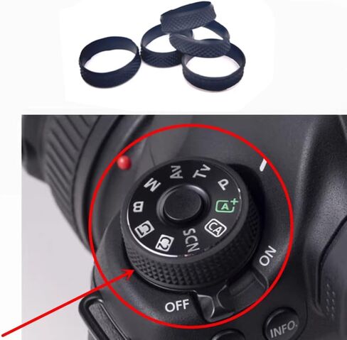 Top Cover Dial Mode Button Circle Rubber Ring Fit for Canon EOS 5D4 5D Mark IV Camera Repair Part in Kuwait