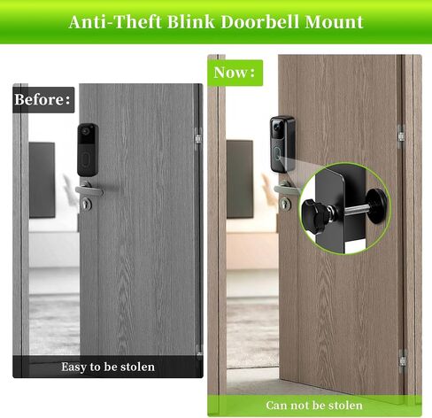 For 2nd Gen Blink Doorbell Mount, Anti-Theft Video Doorbell Mount Bracket for Blink Doorbell Camera(2nd Gen), No Drilling No Sensor Blocking Easy to Install Blink Doorbell Camera Mount in Kuwait