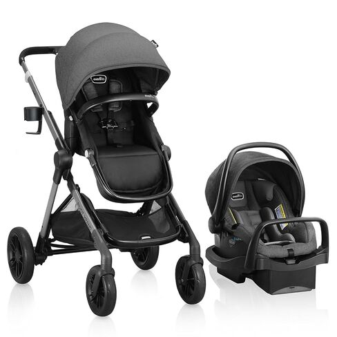Pivot Xpand Modular Travel System with LiteMax Infant Car Seat with Anti-Rebound Bar (Ayrshire Black) in Kuwait