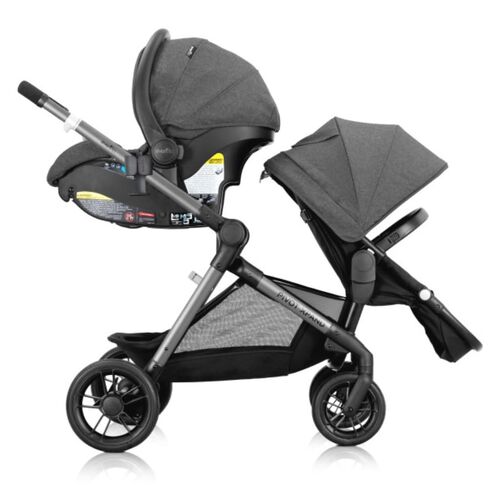Pivot Xpand Modular Travel System with LiteMax Infant Car Seat with Anti-Rebound Bar (Ayrshire Black) in Kuwait