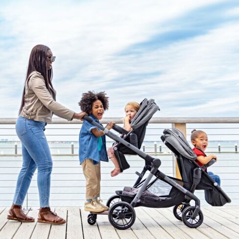 Pivot Xpand Modular Travel System with LiteMax Infant Car Seat with Anti-Rebound Bar (Ayrshire Black) in Kuwait