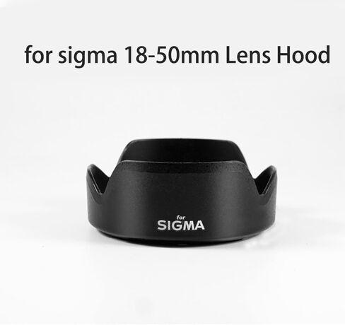 55mm Reverse Petal Lens Hood Cover, Compatible with Sigma | For 18-50mm F2.8 DC DN camera lens in Kuwait