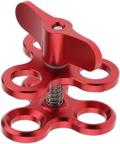 Clamp Underwater Accessories Ball Joint Arm Mount Adapter Butterfly Clip Triple Clamp Mount Scratch Resistant with Groove Suitable in Kuwait