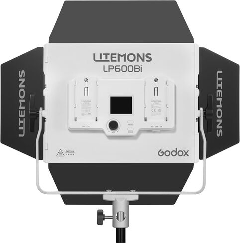 Godox Litemons RGB LED Light Panel, 60W Full-Color Video Light for Studio & Content Creators, 1800–10000K, CRI 96, App Control, NP-F Battery Ready, Barndoors & Case (LP600R) in Kuwait