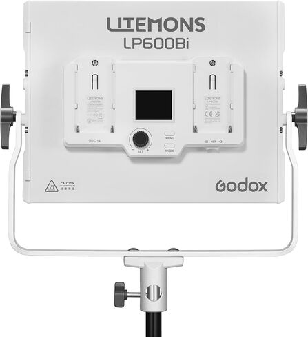 Godox Litemons RGB LED Light Panel, 60W Full-Color Video Light for Studio & Content Creators, 1800–10000K, CRI 96, App Control, NP-F Battery Ready, Barndoors & Case (LP600R) in Kuwait