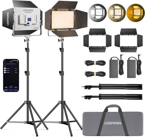 Godox Litemons LP600Bi 60W Bi-Color LED 2-Light Panel Kit in Kuwait