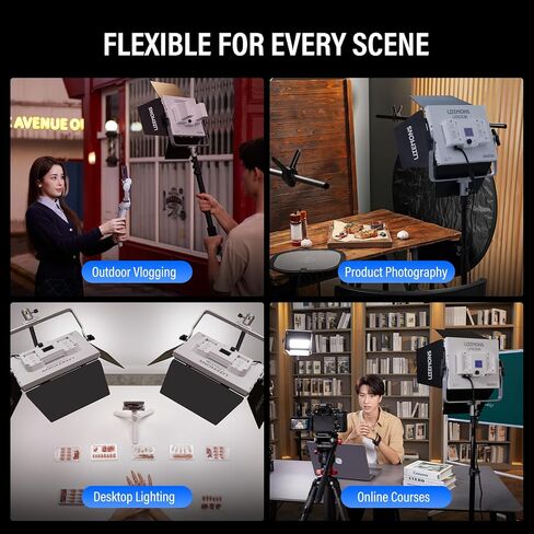 Godox Litemons LP600Bi 60W Bi-Color LED 2-Light Panel Kit in Kuwait