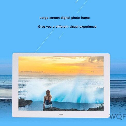 Digital Photo Frames 13 Inch Smart WiFi Hd 1280 * 800 Resolution Remote Advertising Machine with Touch Screen (Black) (Black) in Kuwait