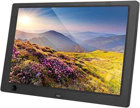 Digital Photo Frames 10 Inch Large-Screen with Motion Sensor, Photo/Video/Music Auto Playback 1280 * 800 Pixels Support USB Drive, Sd Card in Kuwait