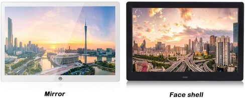 Photo 14-Inch High-Definition Digital Photo Frame Network Version Intelligent Digital Photo Frame 1280 * 800 High Resolution, Human Body Sensing Function, Electronic Photo Frame,White in Kuwait