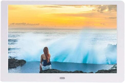 17.1 Inch Digital Picture Frame, Digital Photo Frame 1440x900 High Resolution Full IPS Display Music Video Player Calendar Alarm with Remote Control, Support USB and SD Card in Kuwait
