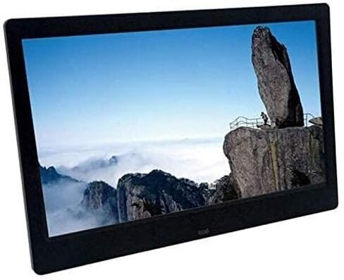10 Inch IPS Full Viewing Angle Ultra-Thin Wall-Mounted Digital Photo Frame,Digital Picture Frame with Photo/Music/Video Player & Calendar Alarm Function for Gift (Black) (Black) in Kuwait