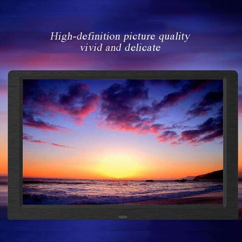 Digital Picture Frames Digital Photo Frame, 10.1 inch 1280 x 800 High Resolution FHD 16:10 IPS Photo/Music/Video Player Calendar Alarm with Remote Control, Support USB and SD Card photo frame dig in Kuwait