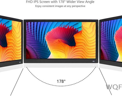 Digital Photo Frame 12.5 Inch 1920 * 1080 Hd Ledips Display Multi-Function Advertising Machine Supports Hdmi USB Multiple Interfaces Electronic Photo Frame,White in Kuwait