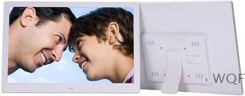 Digital Photo Frame, 17-Inch 1920 * 1080 High Resolution with Hdmi, USB,Sd/Sdhc/Mmc-Card Slot, Mp3 / Mp4 Player Machine Electronic Picture Frame (White) (White) in Kuwait