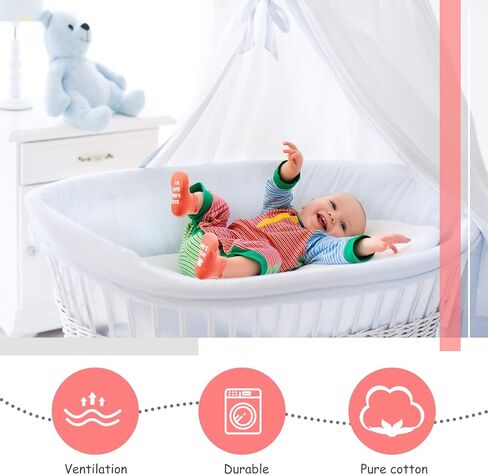 SATINIOR 8 Pairs Baby Non-slip Grip Ankle Socks Non-Skid Gripper Socks with Funny Sayings, 1-3 Years, 4.5 Inches in Kuwait