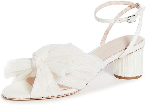 Loeffler Randall Women's Dahlia Pleated Bow Heels with Ankle Strap in Kuwait