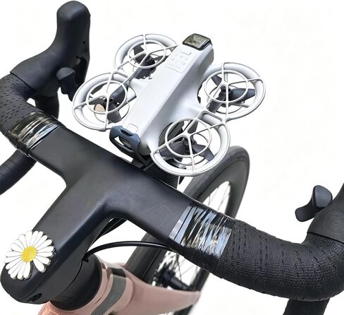Drone Bike Mount Adapter for DJI Neo First Generation Riding Parts | Bicycle Bracket Compatible with 1/4 Screw Hole Garmin/GoPro Interface in Kuwait