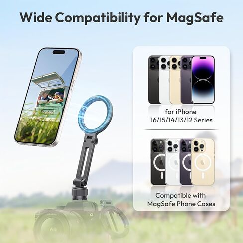 ULANZI MT-89 82" Extendable Tripod Aluminum with MA07 Magnetic Phone Tripod Mount in Kuwait