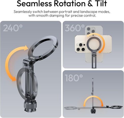 ULANZI MT-89 82" Extendable Tripod Aluminum with MA07 Magnetic Phone Tripod Mount in Kuwait