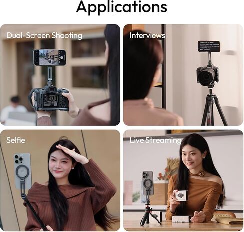 ULANZI MT-89 82" Extendable Tripod Aluminum with MA07 Magnetic Phone Tripod Mount in Kuwait