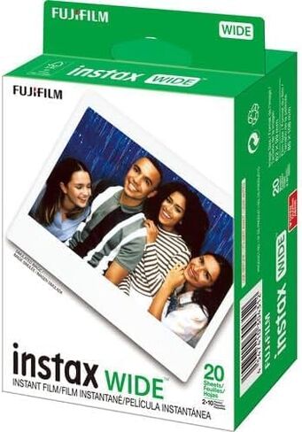 Fujifilm Instax Wide Instant Film Twin Pack - 4 Wide Pack (80 Sheets) in Kuwait