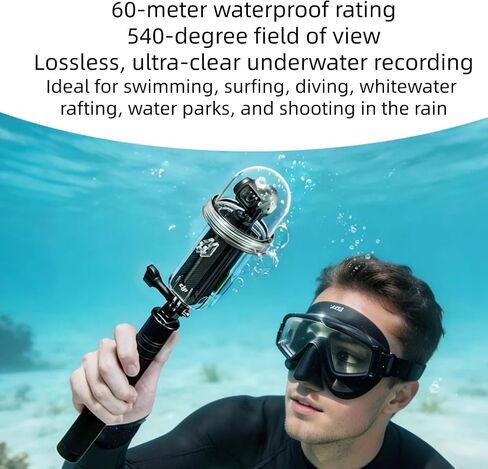 DJI Pocket 4 Waterproof Case,Housing Protective Housing Shell for DJI Pocket 4 Diving Accessories-Transparent,60-Meter in Kuwait