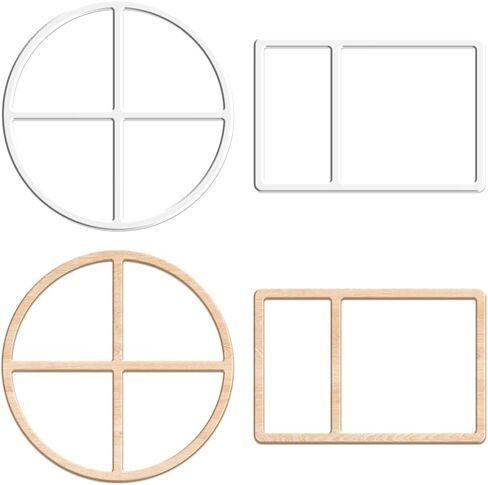 8PCS Christmas Acrylic Router Template 7.8 x 5.5Inch Tree Clear Acrylic Template Snowflakes Gifts Carving Template for Woodworking Curvy Tracing Stencils Router Guide Tool for DIY Craft in Kuwait