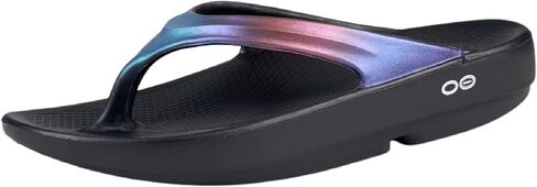 OOFOS OOlala Luxe Recovery Sandal, Midnight Spectre - Women’s Size 5 in Kuwait