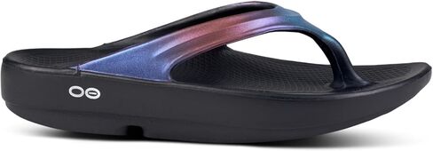 OOFOS OOlala Luxe Recovery Sandal, Midnight Spectre - Women’s Size 5 in Kuwait