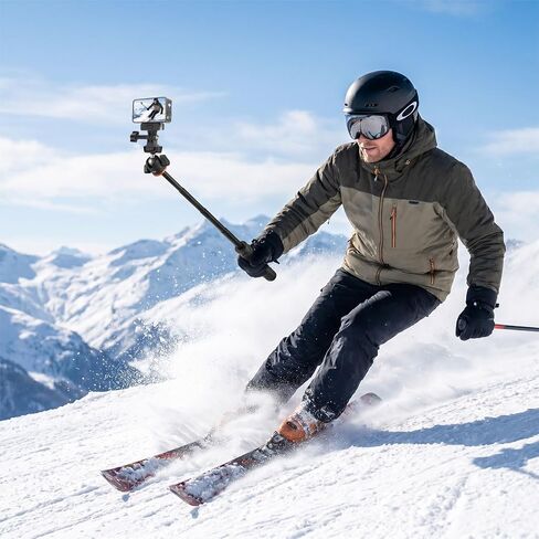 XIk Osmo Action 6/5 pro 21" Mini Selfie Stick & Tripod | for Gopro Camera DJI Osmo Nano, Compatible with GoPro Max Hero 14 13 12 11 10 9,DJI Osmo Action 6 5Pro 4 3（8-21"） in Kuwait