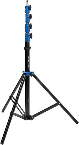 Flashpoint Pro Heavy-Duty Air-Cushioned Light Stand (Blue, 9.5') in Kuwait