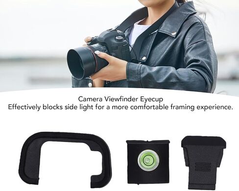 Fabater Viewfinder Eyecup and Hot Shoe Cover for RP R8 - Comfortable Silicone Eye Cup with Hot Shoe Level for Photography Enthusiasts in Kuwait