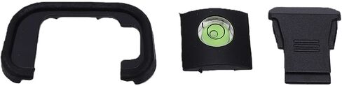 Jiawu Camera Viewfinder Eyecup Soft Silicone Kit for RP R8 Cameras Comfortable Usage with Hot Shoe Protector and Level in Kuwait