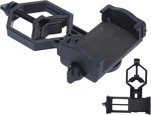 Universal Telescope Phone Adapter Mount,ABS Aluminum Alloy Smartphone Eyepiece Bracket Compatible with Binocular Monocular Spotting Scope,Tripod Compatible Cell Phone Holder in Kuwait
