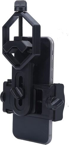 Universal Telescope Phone Adapter Mount,ABS Aluminum Alloy Smartphone Eyepiece Bracket Compatible with Binocular Monocular Spotting Scope,Tripod Compatible Cell Phone Holder in Kuwait