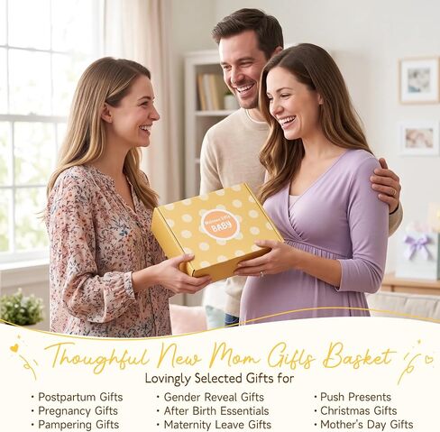 New Mom Gifts for Women Est 2026 Pregnancy Gifts for New Parents Couples | New Mom Care Package with Mom and Dad Mugs, Baby Ultrasound Frame for First Time Moms Baby Shower Gender Reveal Gifts in Kuwait