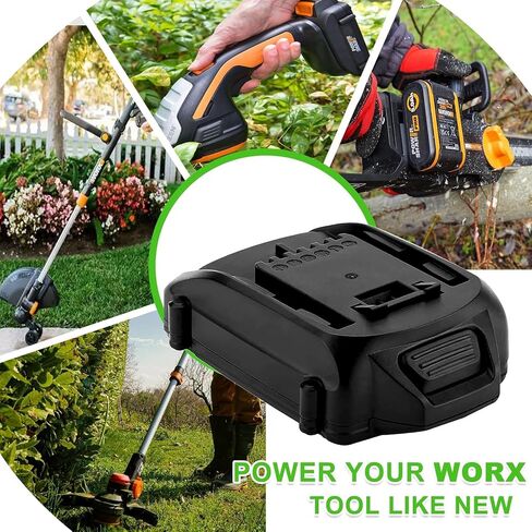 3.5Ah 18V Battery for Worx WA3511 WA3512 WA3512.1 WA3513 WA3523 | for Worx WG151 WG151s WG151E WG155s WG251s WU287 WU381 WX163 Tool in Kuwait