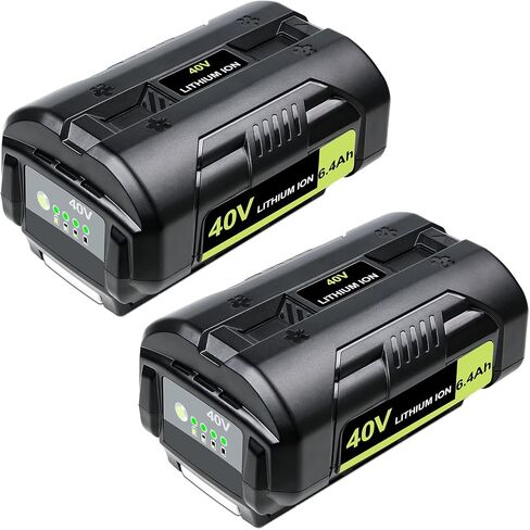 DTK Battery Replacement for Ryobi 40V Battery 6.2Ah OP4040 OP4026 OP4030 OP4050 OP4060A Compatible with Ryobi 40Volt Cordless Tool ion Battery Packs in Saudi Arabia