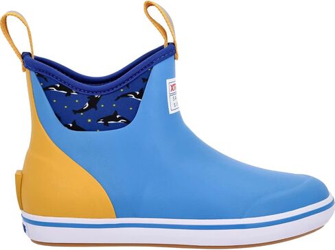XTRATUF Women's Salmon Sisters Ankle Deck Boot, Blue, Size 10(M) in Kuwait