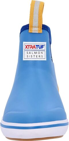 XTRATUF Women's Salmon Sisters Ankle Deck Boot, Blue, Size 10(M) in Kuwait