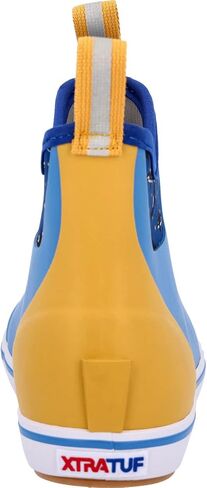 XTRATUF Women's Salmon Sisters Ankle Deck Boot, Blue, Size 10(M) in Kuwait