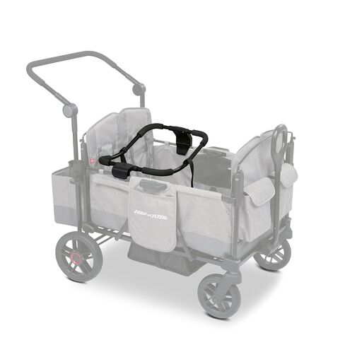 Radio Flyer Pathfinder Stroller Wagon Car Seat Adapter, 4-Seat | Infant Carrier Compatible, For Pathfinder Wagons, Graco Compatible, Click-and-Go Attachment in Kuwait