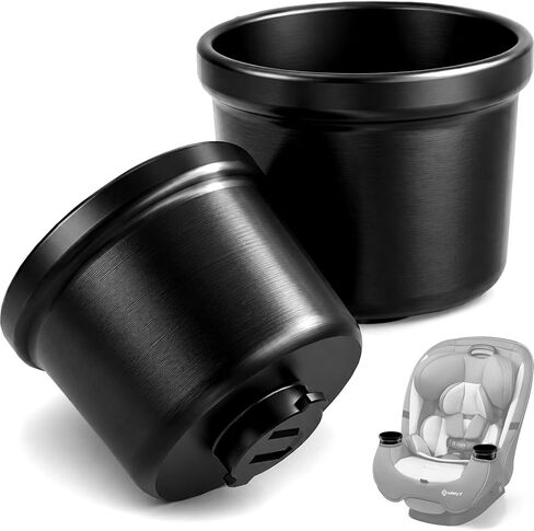 Car Seat Cup Holder Replacement - 2 Pack - Compatible with Safety 1st, Maxi-Cosi Pria, EverFit, Grow & Go, and Cos-co All-in-One Car Seats - Snap-in Durable Design in Kuwait